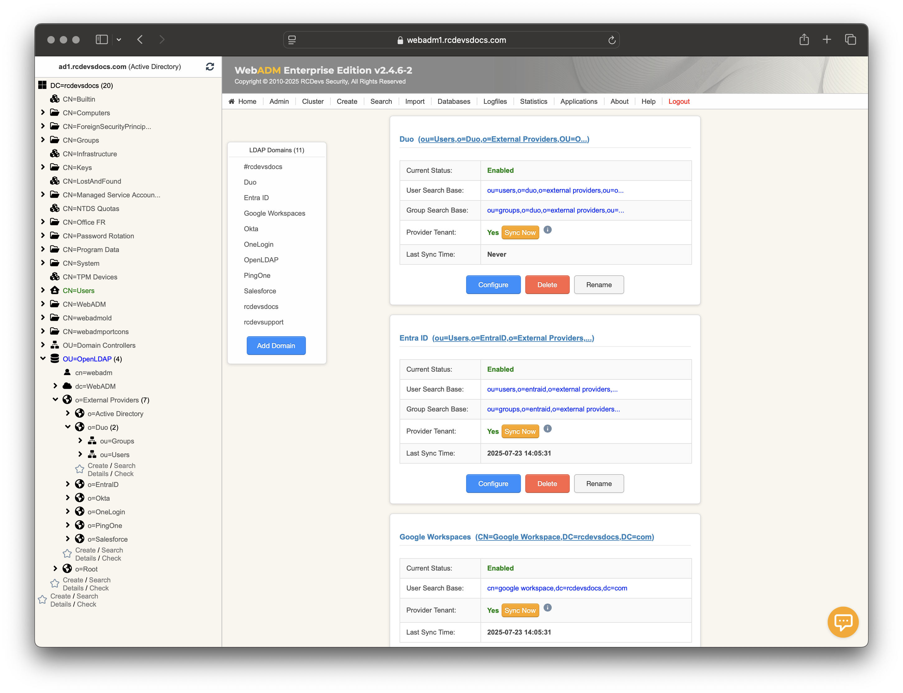 Duo Domain Overview