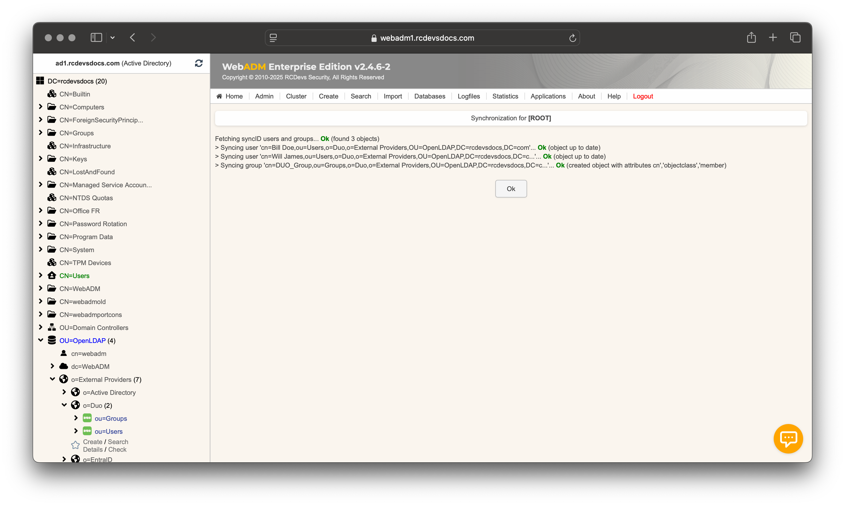 Duo Domain Sync