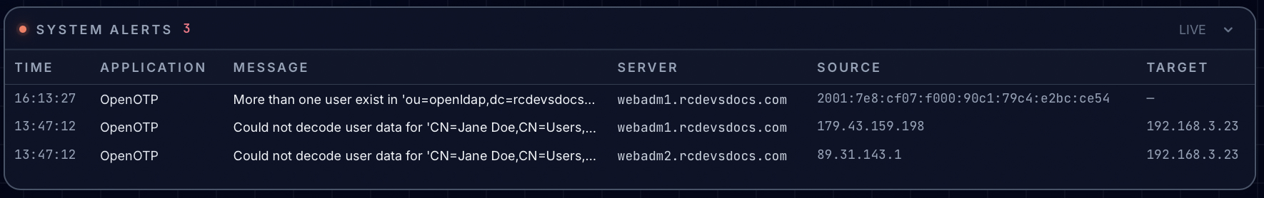 System Alerts 2